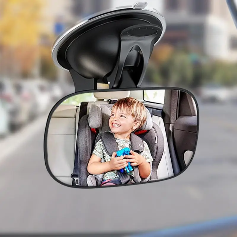 

Car Seat Mirrors Interior Baby Mirrors Reverse Safety Seat Mirrors 360 Degree Rotatable Auto Shatterproof Rear Facing Mirrors