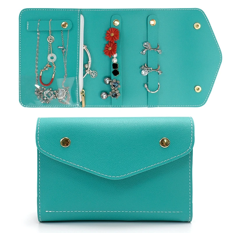 Roll Foldable Jewelry Packaging Case PU Leather Buckle for Travel Portable Ring Necklace Earrings Bracelet Organizer Storage Bag
Roll Foldable Jewelry Packaging Case PU Leather Buckle for Travel Portable Ring Necklace Earrings Bracelet Organizer Storage Bag