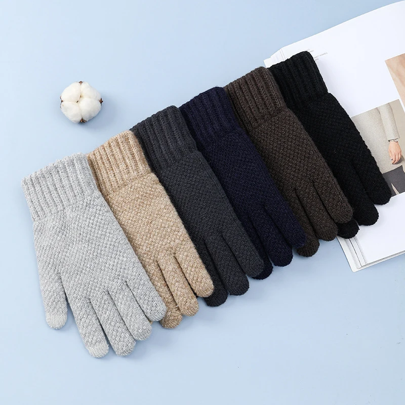 Winter Gloves Soft Men Women Touch Screen Texting Cap Active Smart Phone Knit Glove New Solid Color Outwear Warm Wrist Gloves
Winter Gloves Soft Men Women Touch Screen Texting Cap Active Smart Phone Knit Glove New Solid Color Outwear Warm Wrist Gloves