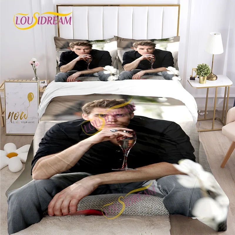 Personalized customized bedding set 3D printing Paul Wesley quilt cover pillowcase bedding set family pillowcase bedroom sheet
Personalized customized bedding set 3D printing Paul Wesley quilt cover pillowcase bedding set family pillowcase bedroom sheet