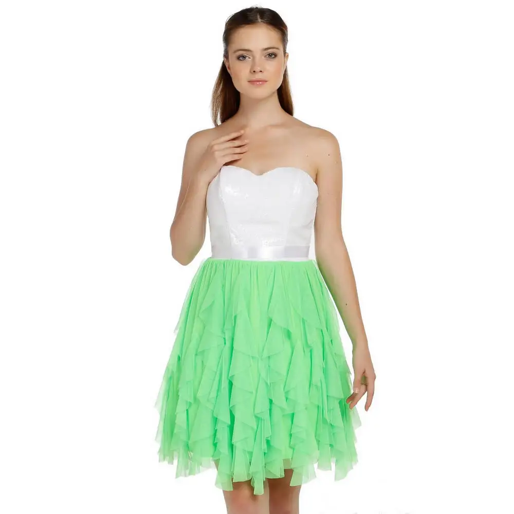 Fierte Women Evening Dress Azr4394 Strapless Sequin Tulle Chiffon Short Elegant Graduation Engagement Light Yellow White
Fierte Women Evening Dress Azr4394 Strapless Sequin Tulle Chiffon Short Elegant Graduation Engagement Light Yellow White