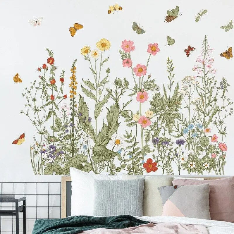 Color Painting Elegant And Warm Butterfly Flower Wallpaper Living Room Bedroom Porch Home Decoration Wallpaper Self-Adhesive
Color Painting Elegant And Warm Butterfly Flower Wallpaper Living Room Bedroom Porch Home Decoration Wallpaper Self-Adhesive