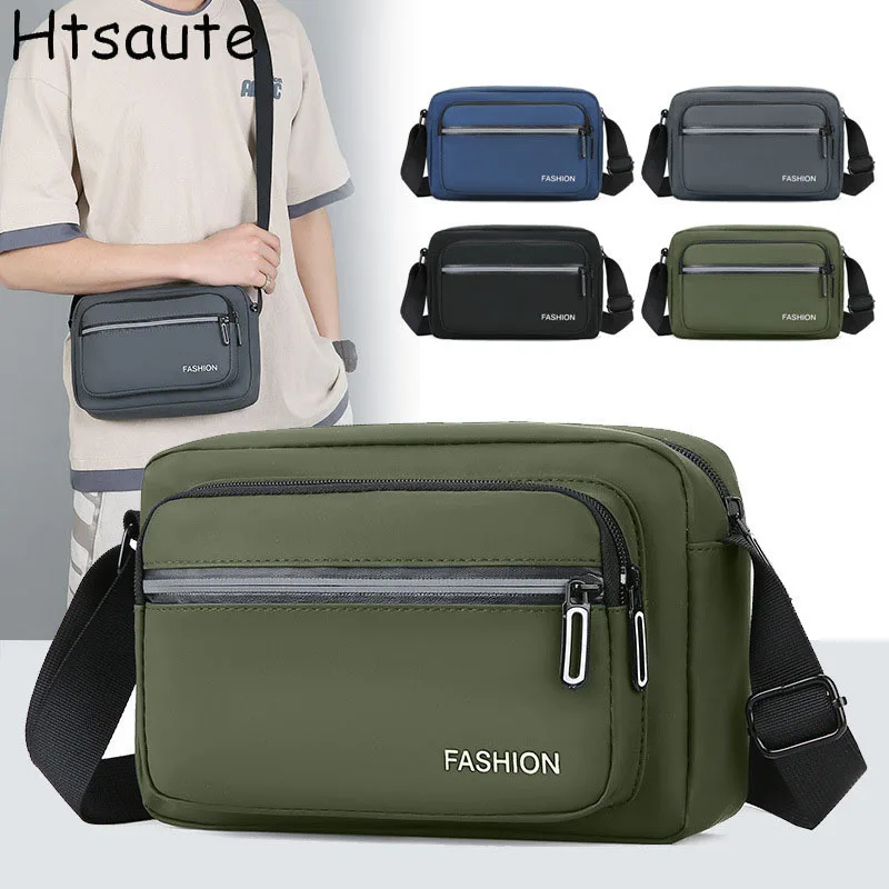 Men's Shoulder Bag Business Leisure Large Capacity Portable Handbag Zipper Multi Layer Waterproof Summer Male's Crossbody Bags
Men's Shoulder Bag Business Leisure Large Capacity Portable Handbag Zipper Multi Layer Waterproof Summer Male's Crossbody Bags