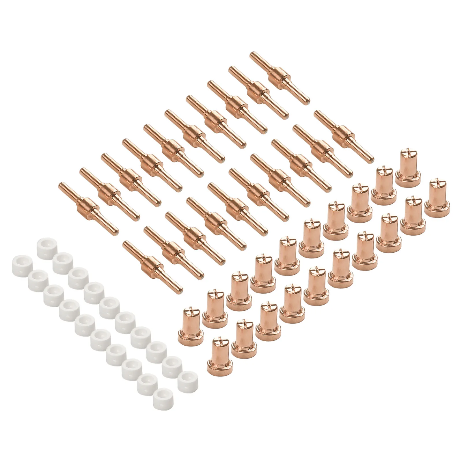 Plasma Cutters LG-40 PT-31 Torch Plasma Copper Tips Mechanical Strength PT-31 Thermal Conductivity 60 Pcs Copper Electrodes
Plasma Cutters LG-40 PT-31 Torch Plasma Copper Tips Mechanical Strength PT-31 Thermal Conductivity 60 Pcs Copper Electrodes