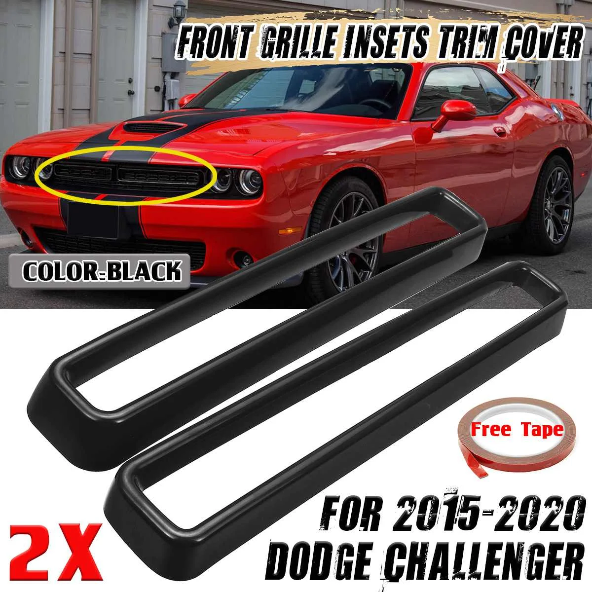2 шт., декоративная накладка на переднюю панель автомобиля Dodge Challenger 2015 2016 2017 2018 2019 2020
2 шт., декоративная накладка на переднюю панель автомобиля Dodge Challenger 2015 2016 2017 2018 2019 2020