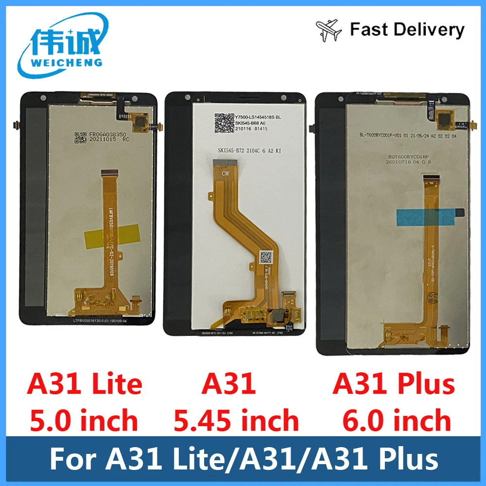 

For ZTE Blade A31 2021 LCD Display Touch Glass Screen Digitizer Assembly Repair ZTE Blade A31 Lite Display A31 Plus L210 LCD