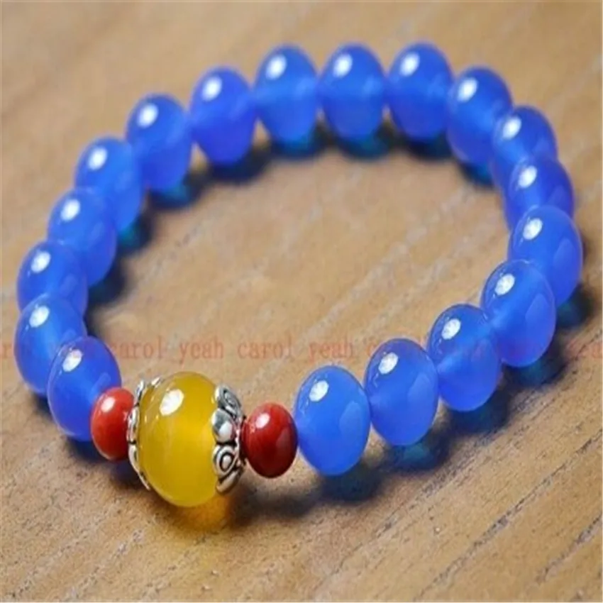 8mm Blue Agate bracelet Men Ethnic Classic Bohemian Teens Bangle Men's Charm Semi-Precious Stones Mala
8mm Blue Agate bracelet Men Ethnic Classic Bohemian Teens Bangle Men's Charm Semi-Precious Stones Mala