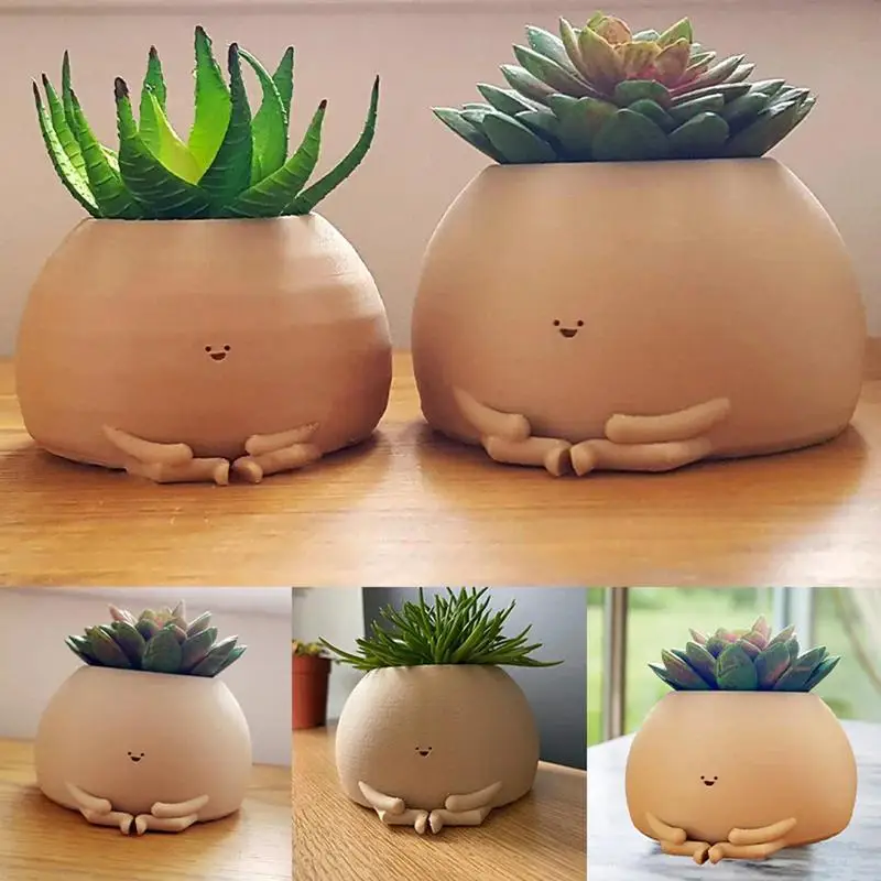 Face Flower Pots Cute Yoga Pot Desktop StorageOrganization Multifunctional Resin Flower Head Hole Planter Pot For HomeDecoration
Face Flower Pots Cute Yoga Pot Desktop StorageOrganization Multifunctional Resin Flower Head Hole Planter Pot For HomeDecoration