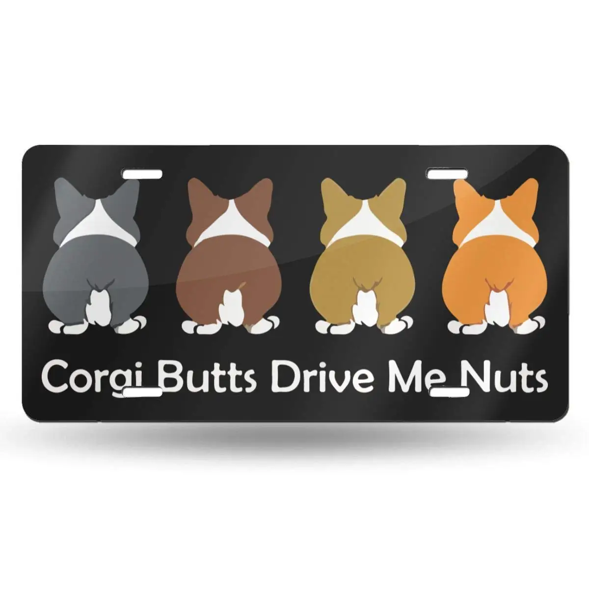 Kalynvi Corgi Butt Novelty Car 6X12 Aluminum Front Vehicle License Plate Frame Vanity Tag Sign
Kalynvi Corgi Butt Novelty Car 6X12 Aluminum Front Vehicle License Plate Frame Vanity Tag Sign
