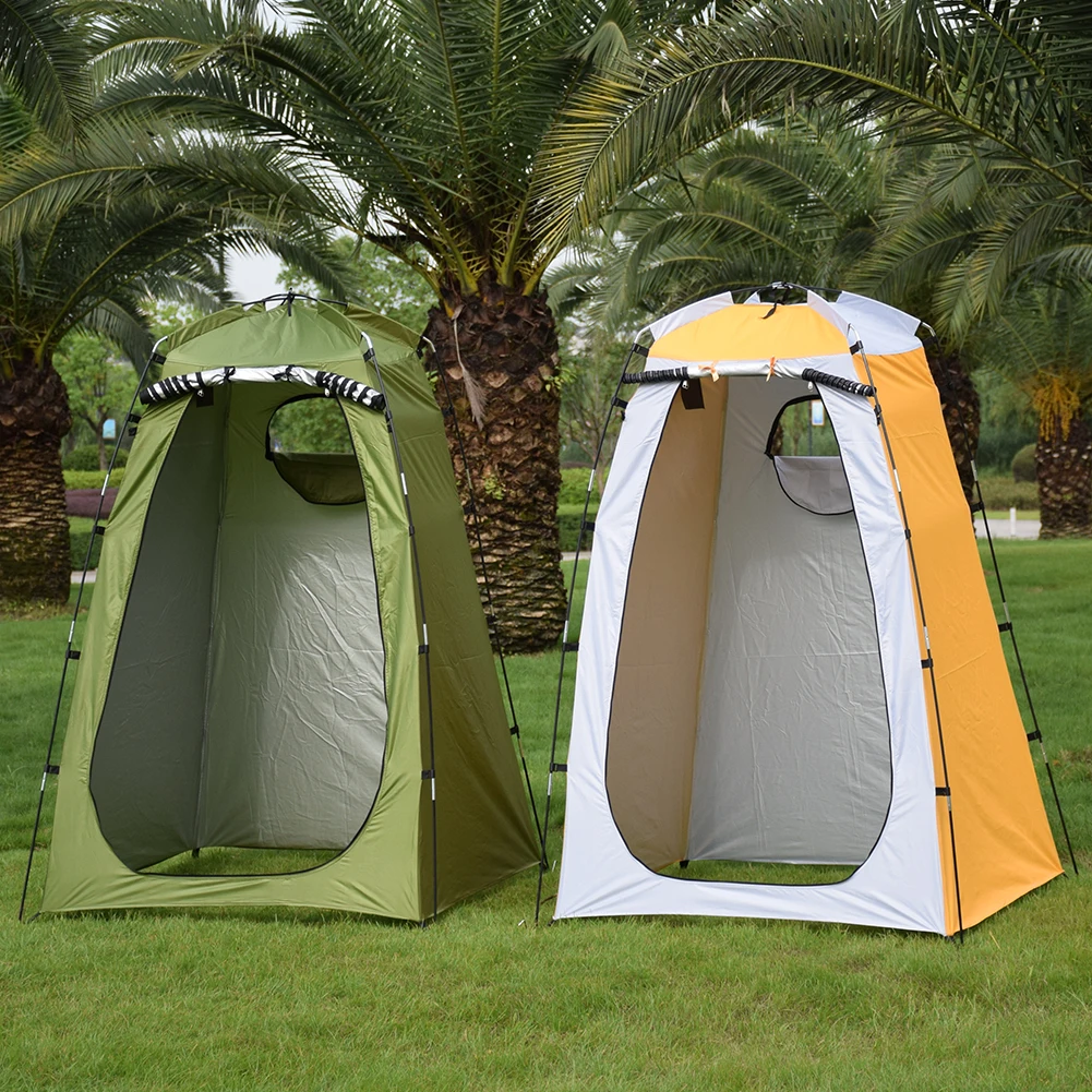Dual Layer Waterproof Anti UV Tourist Tents Portable Changing Fitting Room Outdoor Camping Shower Bathing Tent Privacy Toilet
Dual Layer Waterproof Anti UV Tourist Tents Portable Changing Fitting Room Outdoor Camping Shower Bathing Tent Privacy Toilet