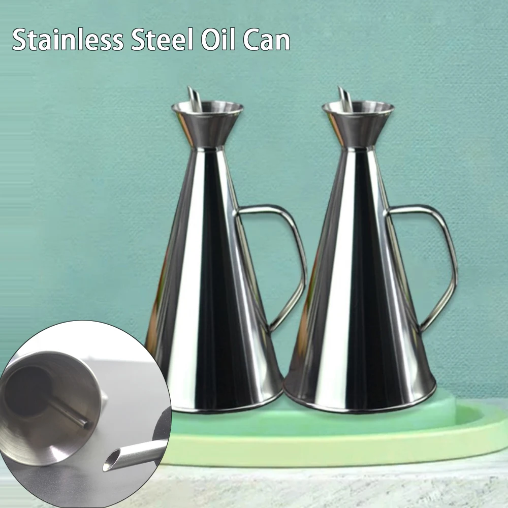 1000/750/500/250ml Steel Olive Oil Bottle Vinegar Dispenser Sauce Seasoning Dispenser Kitchen Condiment Storage Container
1000/750/500/250ml Steel Olive Oil Bottle Vinegar Dispenser Sauce Seasoning Dispenser Kitchen Condiment Storage Container