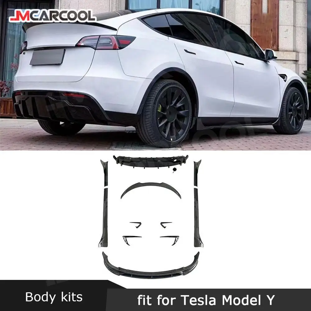 Carbon Fiber Car Body Kit for Tesla Model Y Front Bumper Lip Rear Diffuser Side Skirts Rear Spoiler
Carbon Fiber Car Body Kit for Tesla Model Y Front Bumper Lip Rear Diffuser Side Skirts Rear Spoiler