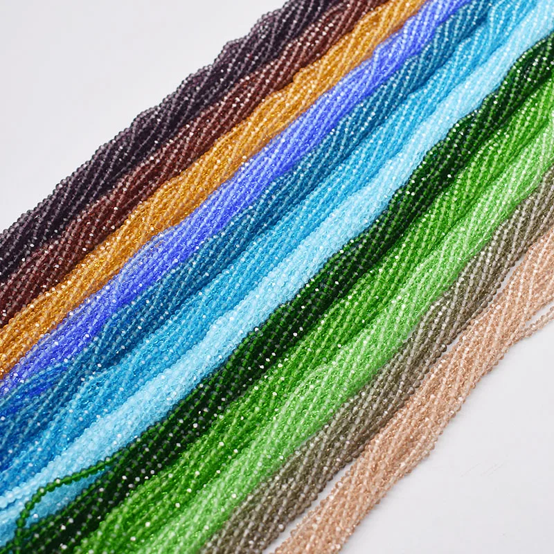 Transparent Color 2mm 165pcs Rondelle Glass Crystal Beads Faceted Crystal Glass Beads Loose Spacer Beads for Jewelry Making DIY
Transparent Color 2mm 165pcs Rondelle Glass Crystal Beads Faceted Crystal Glass Beads Loose Spacer Beads for Jewelry Making DIY