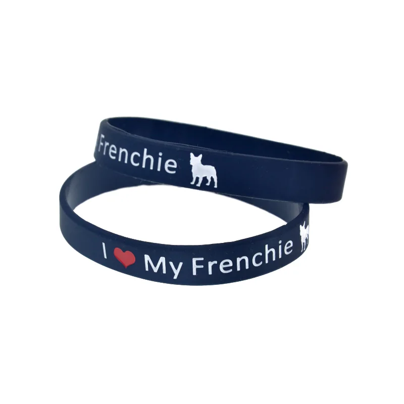 Силиконовый браслет «I Love My French Bull Terrier», черный браслет для взрослых, 50 шт.
Силиконовый браслет «I Love My French Bull Terrier», черный браслет для взрослых, 50 шт.