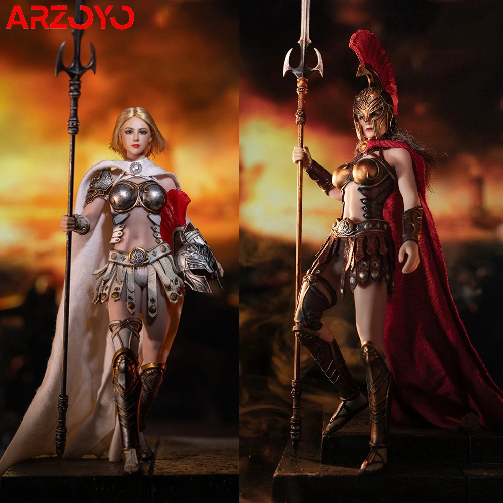 

TBLeague PL2024-224 1/12 Scale Hero Of Sparta Female Army Commander Golden Silver Full Set Model 6'' Soldier Action Figure