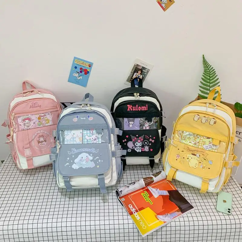 Sanrio Cinnamoroll School Bag My Melody Kuromi Hello Kitty Kawaii Anime Backpacks Ins Jk Student Large Capacity School Bag Girl
Sanrio Cinnamoroll School Bag My Melody Kuromi Hello Kitty Kawaii Anime Backpacks Ins Jk Student Large Capacity School Bag Girl