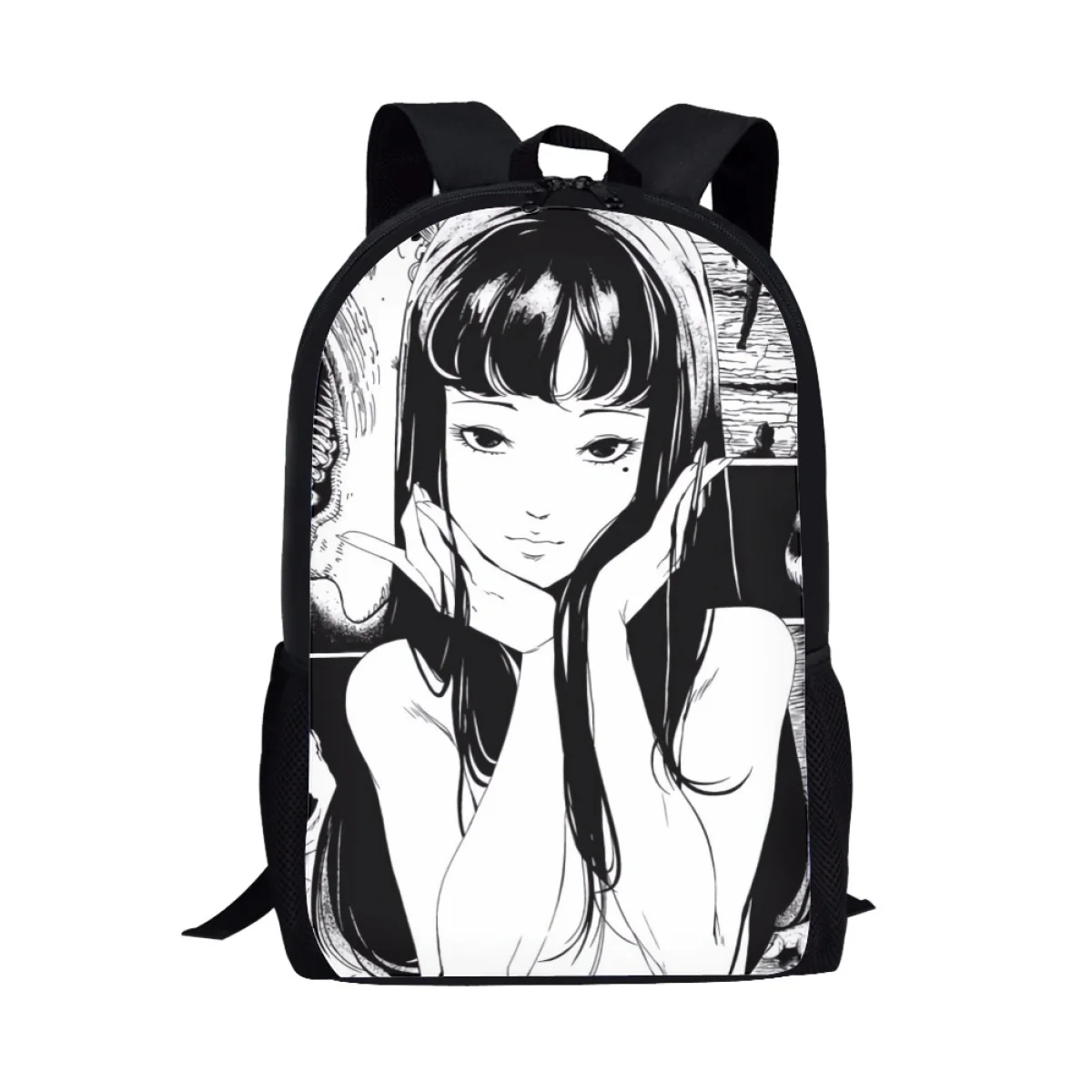 Japanese Horror Manga Printed School Bags for Girl Brand Design High Quality Portable Student Bags Outdoor Durable Backpack Gift
Japanese Horror Manga Printed School Bags for Girl Brand Design High Quality Portable Student Bags Outdoor Durable Backpack Gift
