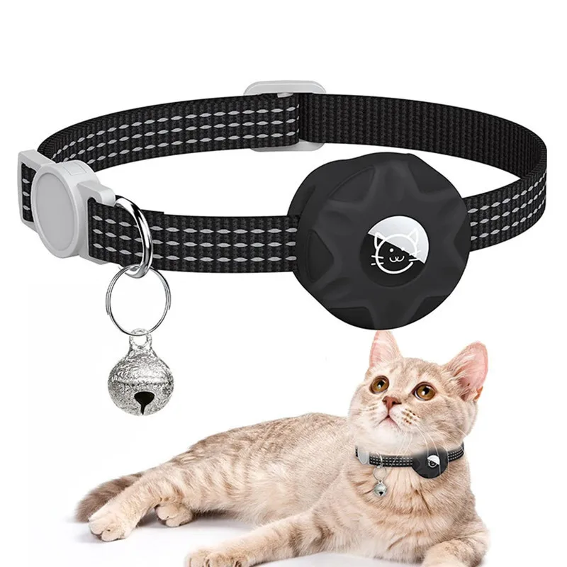 ADECHOO-Airtag Pet Collar with Bell, Reflective Collar for Kitten, Apple Air Tag Holder and Bell
ADECHOO-Airtag Pet Collar with Bell, Reflective Collar for Kitten, Apple Air Tag Holder and Bell
