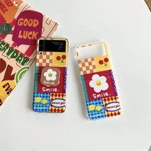 Case for Samsung Galaxy Z Flip 3 5G Cartoon Smile Flower Protective Shell with Phone Holder Kickstand Back Cover
Case for Samsung Galaxy Z Flip 3 5G Cartoon Smile Flower Protective Shell with Phone Holder Kickstand Back Cover