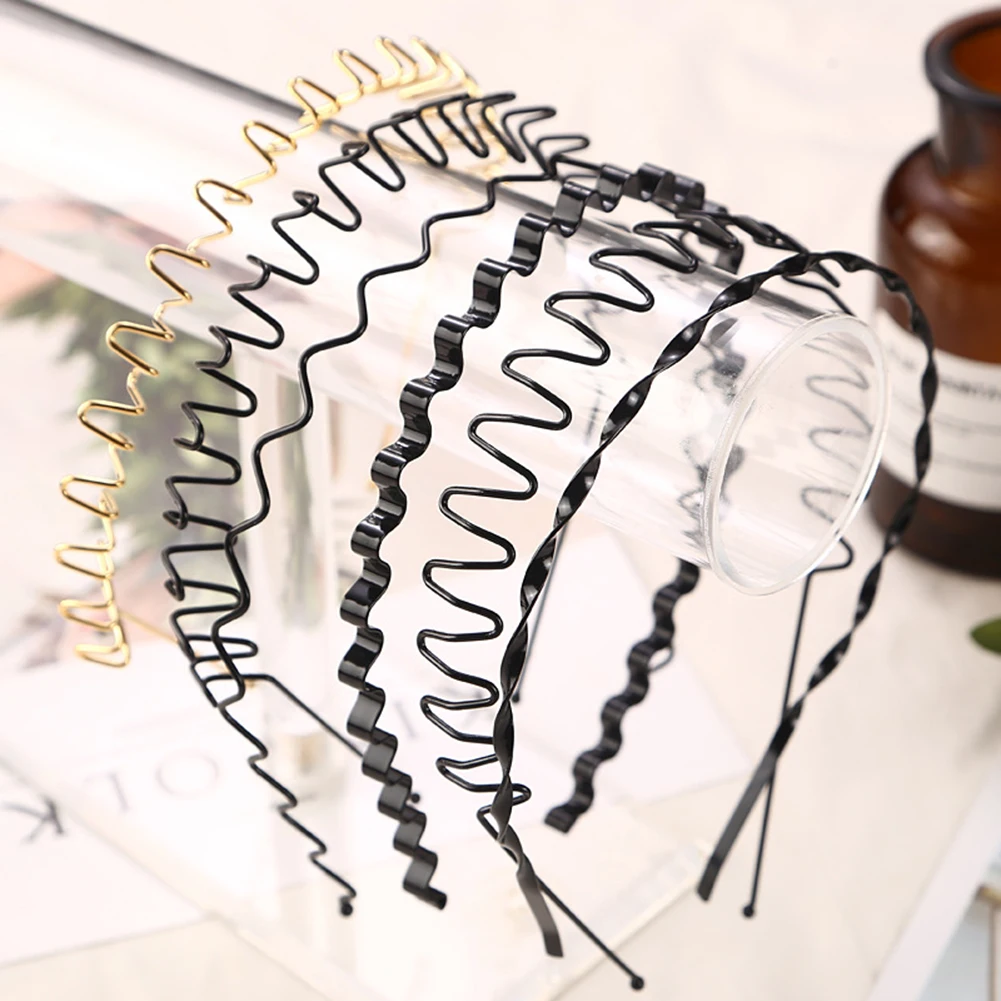 Unisex Men Women Hair Band Wave Shaped Hairband Face Washing Non Slip Hair Hoop Unisex Black Metal Headband Hair Accessories
Unisex Men Women Hair Band Wave Shaped Hairband Face Washing Non Slip Hair Hoop Unisex Black Metal Headband Hair Accessories
