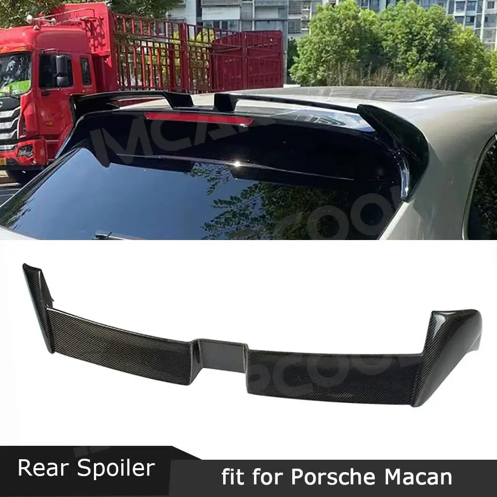 Carbon Fiber Material Rear Roof Spoiler Wings for Porsche Macan 2014 - 2018 ABS Gloss Black Car Styling
Carbon Fiber Material Rear Roof Spoiler Wings for Porsche Macan 2014 - 2018 ABS Gloss Black Car Styling