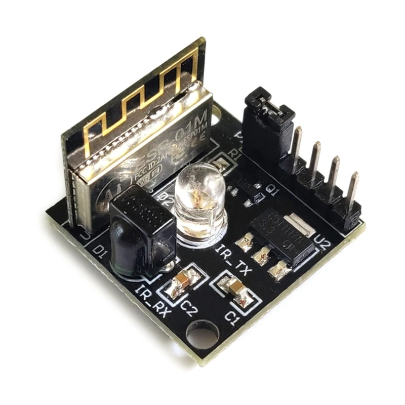DC5V ESP8285 Инфракрасный трансивер Беспроводной модуль Wi-Fi Плата дистанционного управления Переключатель развития Обучающая
DC5V ESP8285 Инфракрасный трансивер Беспроводной модуль Wi-Fi Плата дистанционного управления Переключатель развития Обучающая