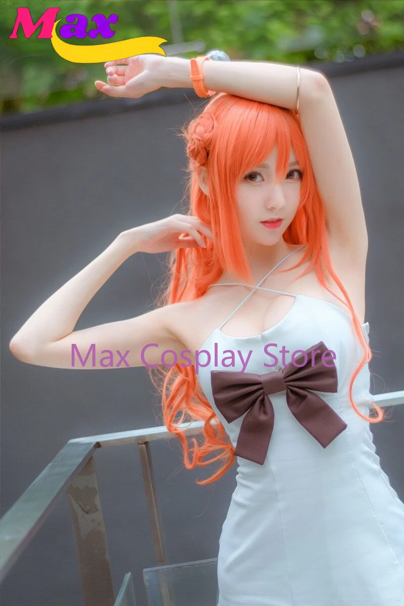 

Max Anime Nami Cosplay Costume White Sexy Dress Nami Theater Version Cosplay Costume Halloween Women Girls Clothes Gifts