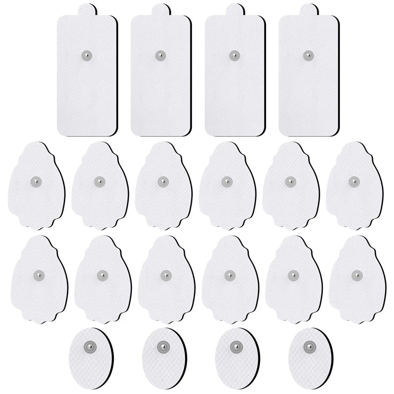 20 One Electrode Pads, Reusable Self-Adhesive Replacement Pads For TENS Unit Muscle Stimulator Machine, Fit For Standard 3.5Mm S
20 One Electrode Pads, Reusable Self-Adhesive Replacement Pads For TENS Unit Muscle Stimulator Machine, Fit For Standard 3.5Mm S