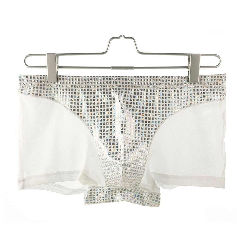 Men Boxer Briefs Gloss Trunks Sexy Underwear Low Waist Mesh Bulge Pouch Lingeres Panties Gay Temptatio Clubwear Push UP Hips
Men Boxer Briefs Gloss Trunks Sexy Underwear Low Waist Mesh Bulge Pouch Lingeres Panties Gay Temptatio Clubwear Push UP Hips