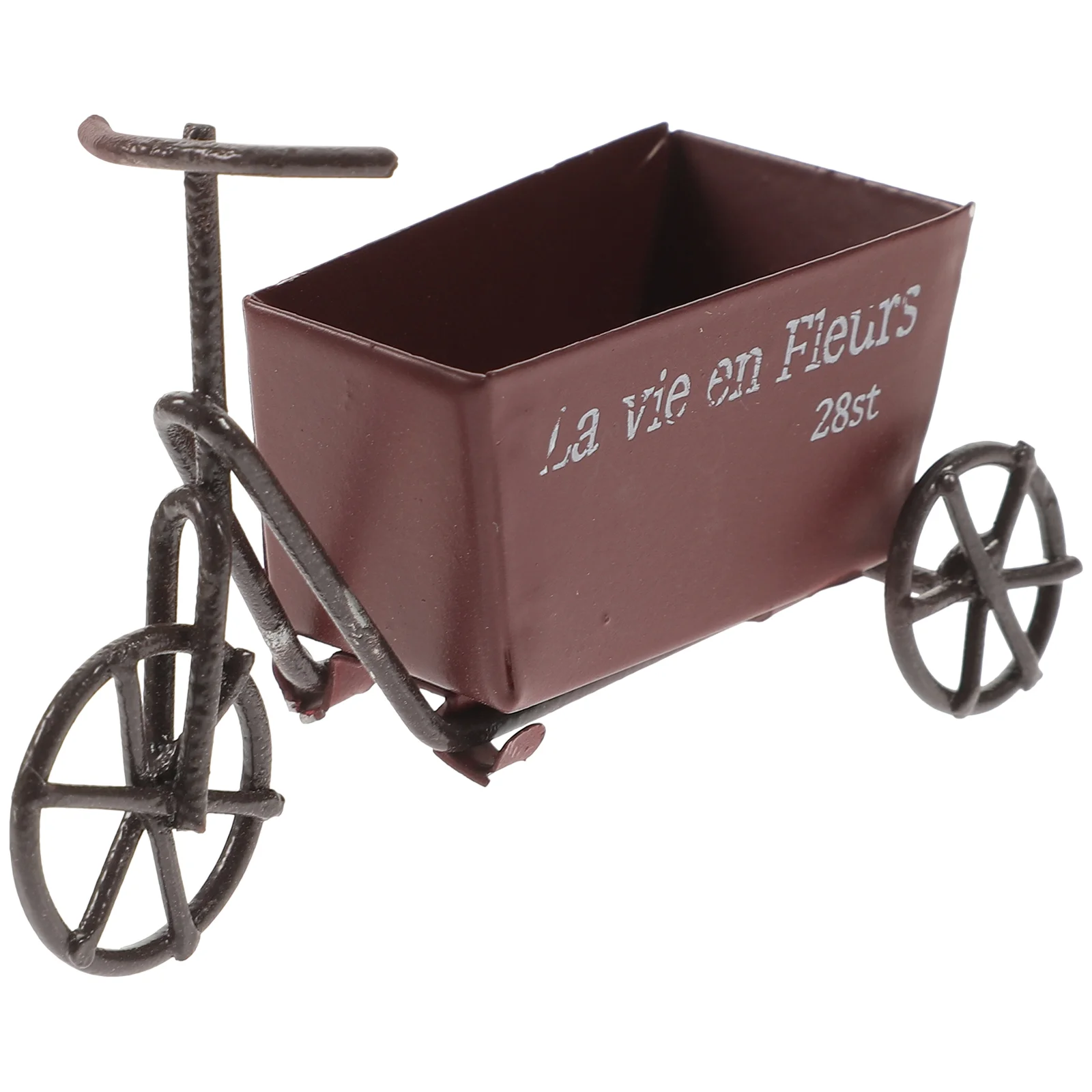 Mini Tricycle Flower Box Durable Tricycle Shape Design Potted Plants Vintage Decorative Flower Vase Garden Tools (Random Color)
Mini Tricycle Flower Box Durable Tricycle Shape Design Potted Plants Vintage Decorative Flower Vase Garden Tools (Random Color)