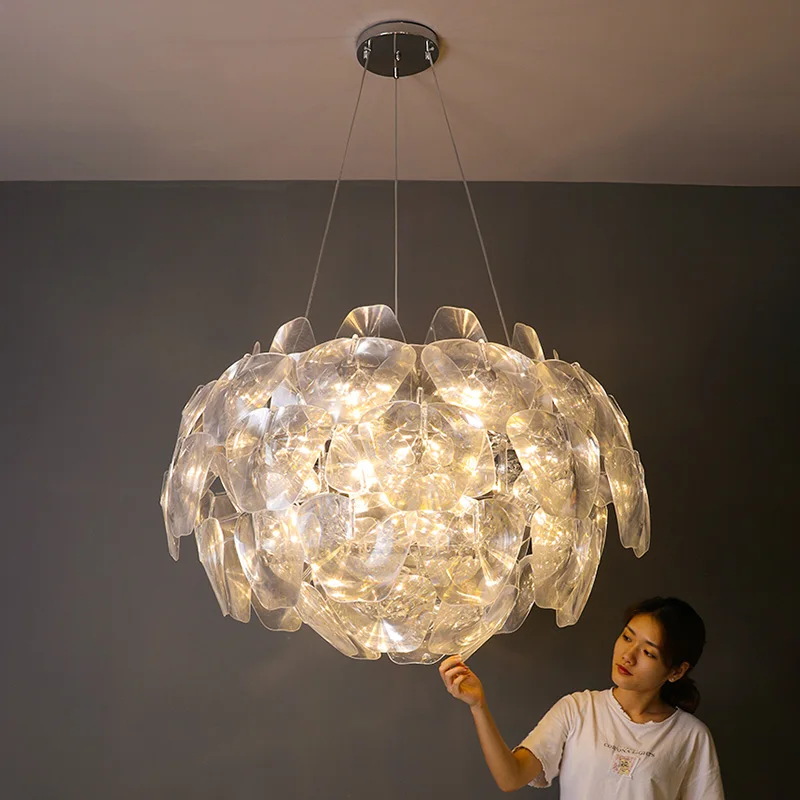 Nordic Creative Lighting Simple Living Room Lamp Dining Room Bedroom LED Pendant Light Designer Export Light Luxury Chandelier
Nordic Creative Lighting Simple Living Room Lamp Dining Room Bedroom LED Pendant Light Designer Export Light Luxury Chandelier