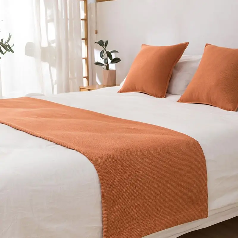 45cm Wide Solid Color Bed Flag Family Polyester Bedside Towel Decorative Fabric Strips Blankets for Hotel Bedding
45cm Wide Solid Color Bed Flag Family Polyester Bedside Towel Decorative Fabric Strips Blankets for Hotel Bedding