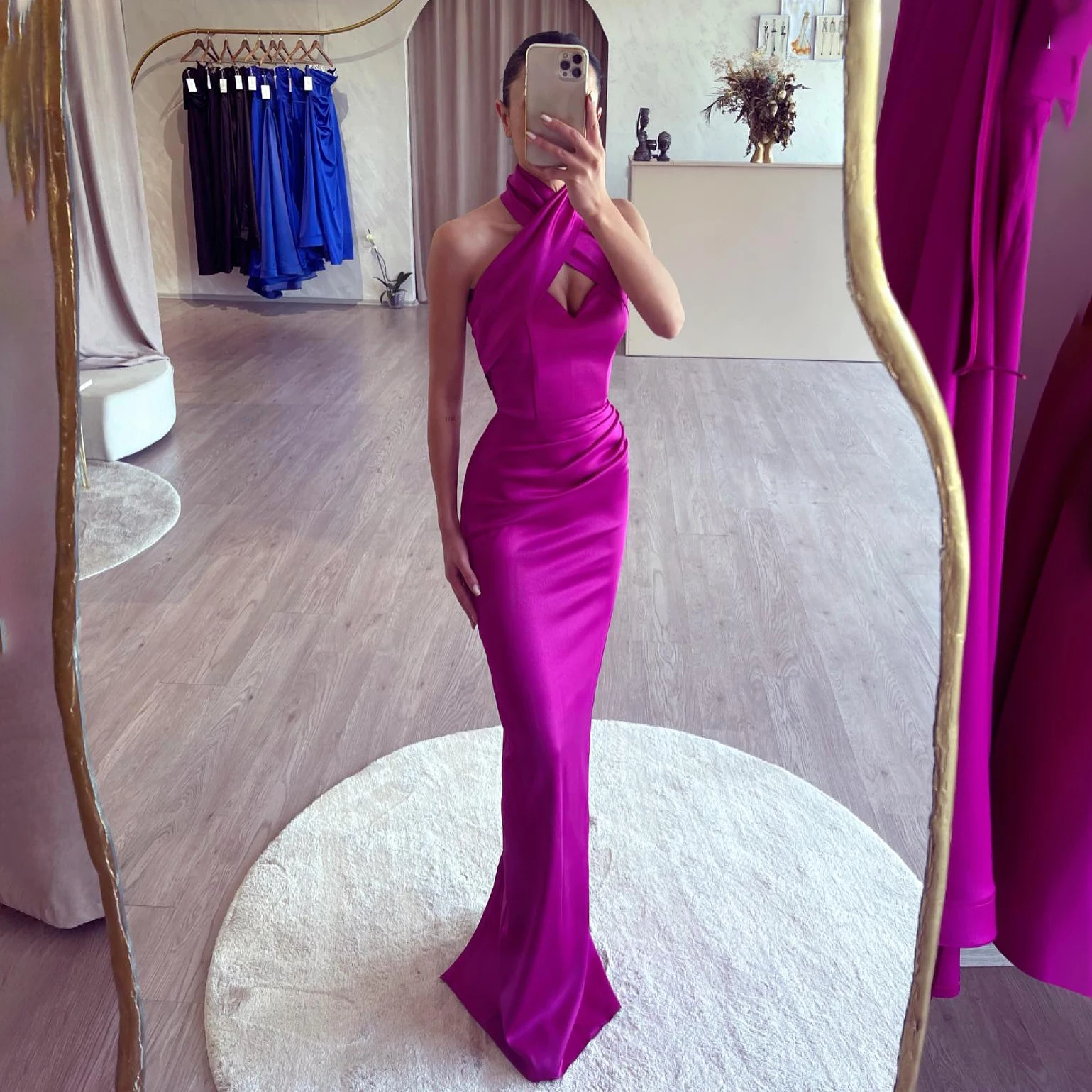 GIOIO High Luxury Formal Evening Dresses Pleat Sheath Sleeveless فساتين سهرة Floor Length Elegant Prom Growns Party Women
GIOIO High Luxury Formal Evening Dresses Pleat Sheath Sleeveless فساتين سهرة Floor Length Elegant Prom Growns Party Women
