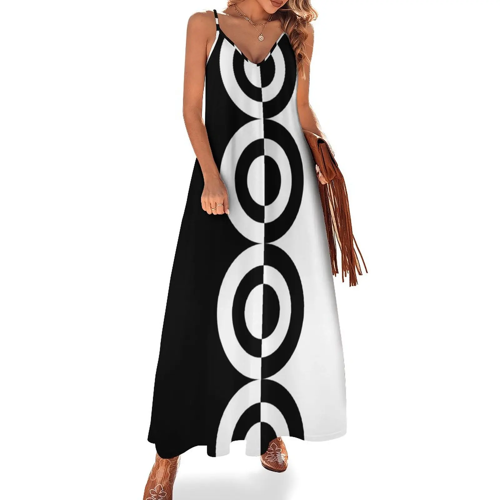 Retro Sixties Mod Contrast Circles Sleeveless Dress birthday dresses for women summer dresses ladies 2023
Retro Sixties Mod Contrast Circles Sleeveless Dress birthday dresses for women summer dresses ladies 2023