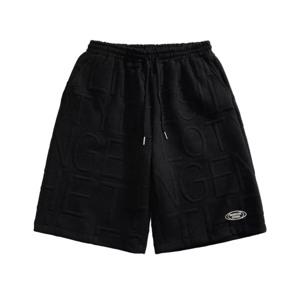 Men Solid Color Shorts Men's Summer Shorts Elastic Waist Wide Leg Pants Solid Color Letter Print Comfortable for Casual
Men Solid Color Shorts Men's Summer Shorts Elastic Waist Wide Leg Pants Solid Color Letter Print Comfortable for Casual