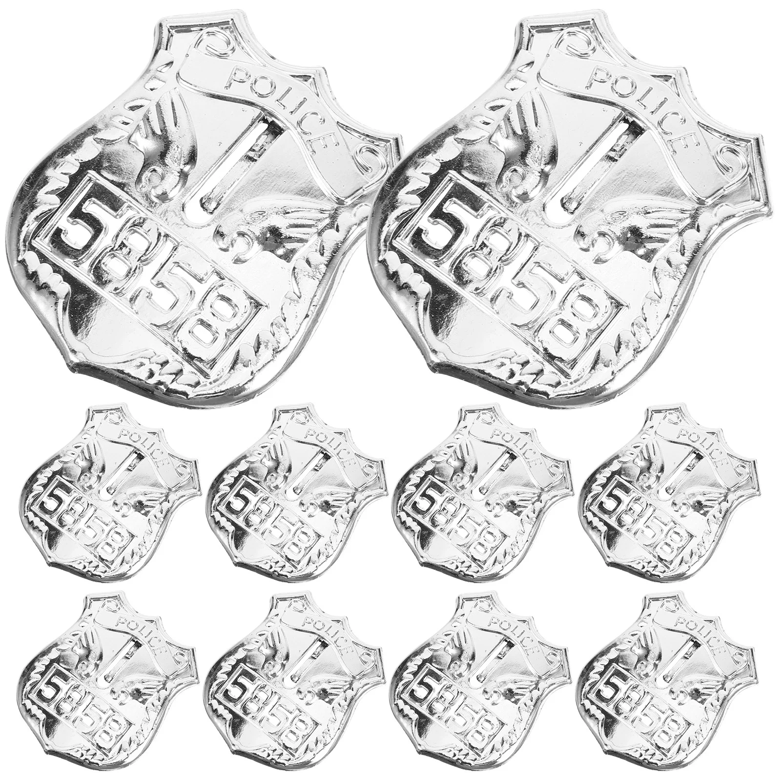 Plastic Police Badge for Kids Dress Up Halloween Cop Cosplay Costume Role Play Prop
Plastic Police Badge for Kids Dress Up Halloween Cop Cosplay Costume Role Play Prop