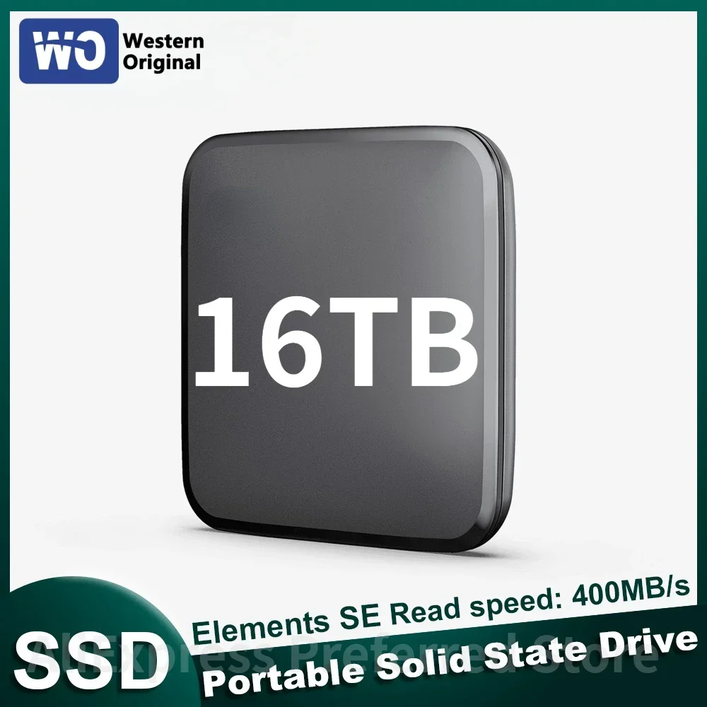 

Western Original Elements SE Portable SSD 2TB 1TB 480G Reading 400MB/s USB3.0 interface Solid State Drive Compatible with PC Mac