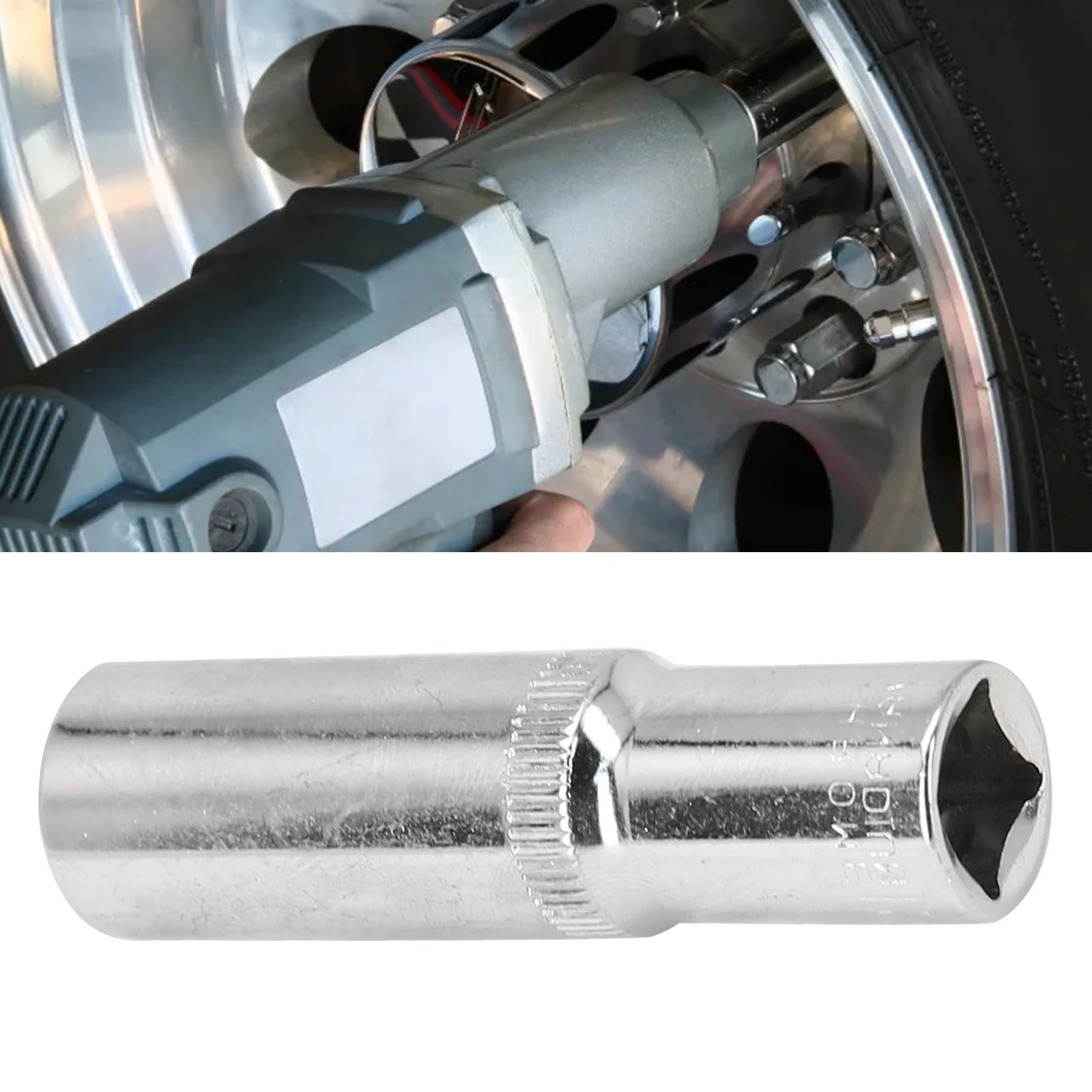1PC 3/8inch Deep Socket Adapter Hex Socket Wrench Heads Ratchet Tool 8-24mm Ratchet Socket Wrench Hand Tools Accessories Silver
1PC 3/8inch Deep Socket Adapter Hex Socket Wrench Heads Ratchet Tool 8-24mm Ratchet Socket Wrench Hand Tools Accessories Silver