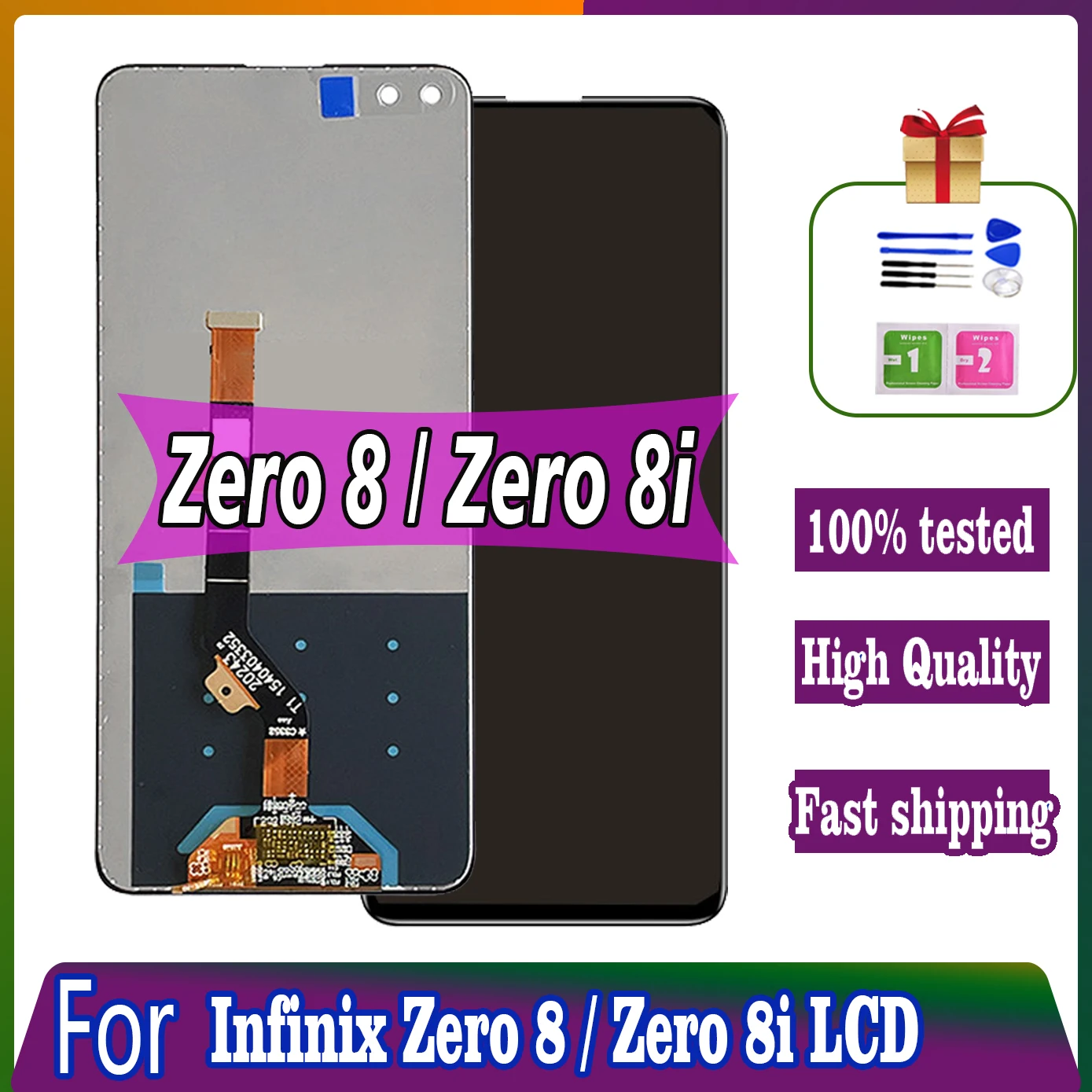 ЖК-дисплей 6,85 дюйма для Infinix Zero 8, ЖК-дисплей Zero 8i X687 X687B, дисплей с сенсорным дигитайзером в сборе, замена экрана, качество AAA
ЖК-дисплей 6,85 дюйма для Infinix Zero 8, ЖК-дисплей Zero 8i X687 X687B, дисплей с сенсорным дигитайзером в сборе, замена экрана, качество AAA