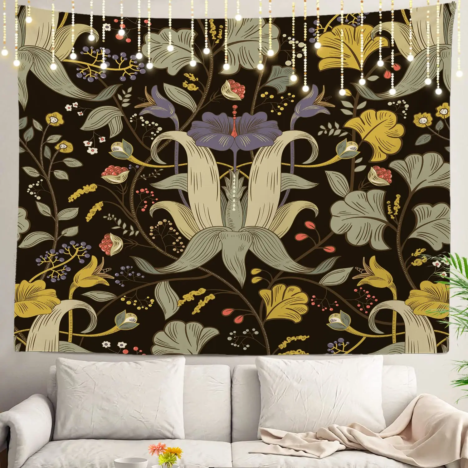 Gold Vintage Art Wall Tapestry,Black Nouveau Wall Hanging Large Tapestry Decoration Polyester Wall Hanging for Dorm Room Bedroom
Gold Vintage Art Wall Tapestry,Black Nouveau Wall Hanging Large Tapestry Decoration Polyester Wall Hanging for Dorm Room Bedroom