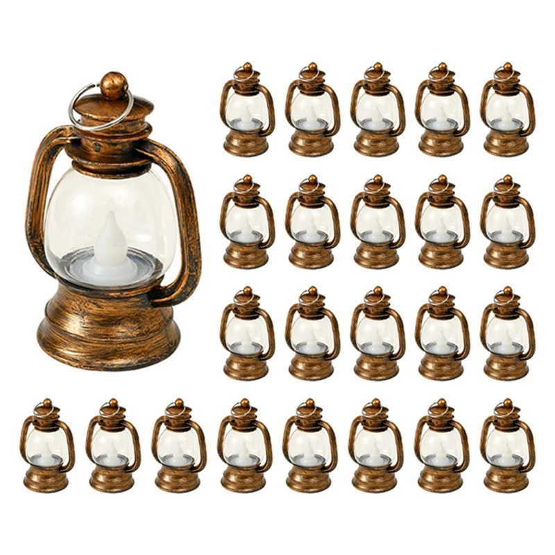 24Pcs Gold Electronic Candle Lantern Light Mini Candle Light Hanging Lantern Lamp Flameless LED Oil Lamp Christmas Home Deco
24Pcs Gold Electronic Candle Lantern Light Mini Candle Light Hanging Lantern Lamp Flameless LED Oil Lamp Christmas Home Deco