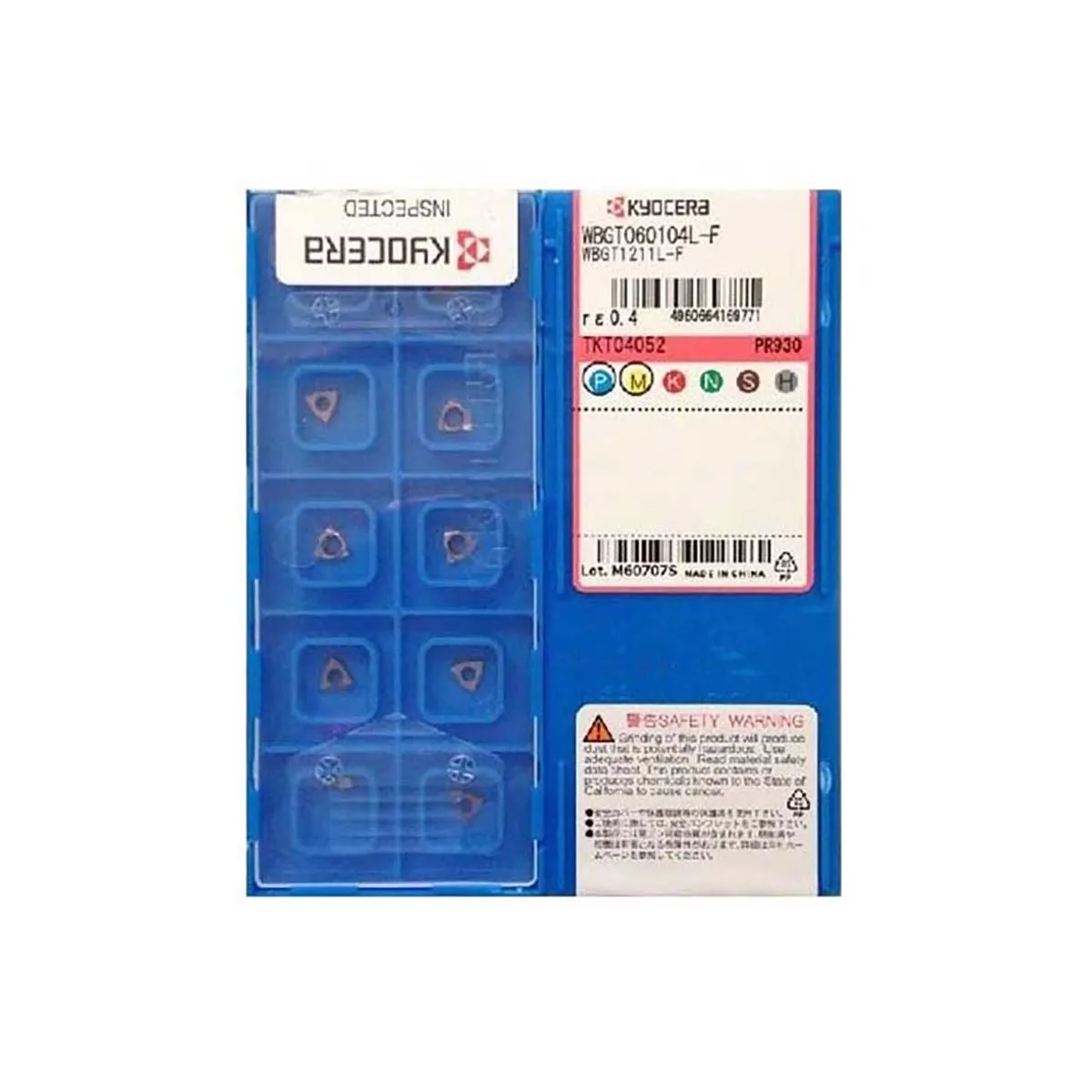 Kyocer a 100% Original WBGT WBGT080204L WBGT060104L WBGT060102L WBGT060102MPL WBGT080204L F TN60 PR930 Carbide Turning Inserts
Kyocer a 100% Original WBGT WBGT080204L WBGT060104L WBGT060102L WBGT060102MPL WBGT080204L F TN60 PR930 Carbide Turning Inserts
