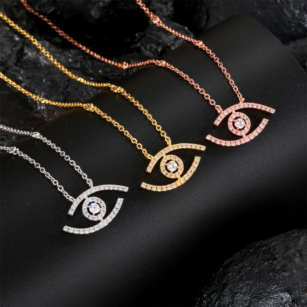 Noble and elegant 925 sterling silver lucky eye necklace luxury ladies banquet jewelry accessories
Noble and elegant 925 sterling silver lucky eye necklace luxury ladies banquet jewelry accessories