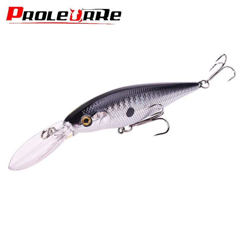 

1 Pcs Floating Fishing Lures Diving Minnow Wobblers 11cm 10g Artificial Hard Bait Bass Pike Carp Crankbaits Pesca Fishing Tackle