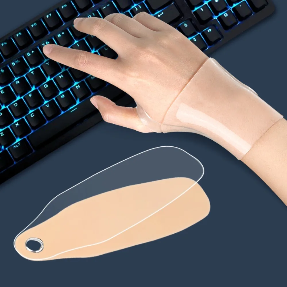 

1pcs Silicone Bandage Wrist Brace Wrap Support Wristband Soft Silicone Wrist Bands Transparent Wrist Supports Sports Wrist