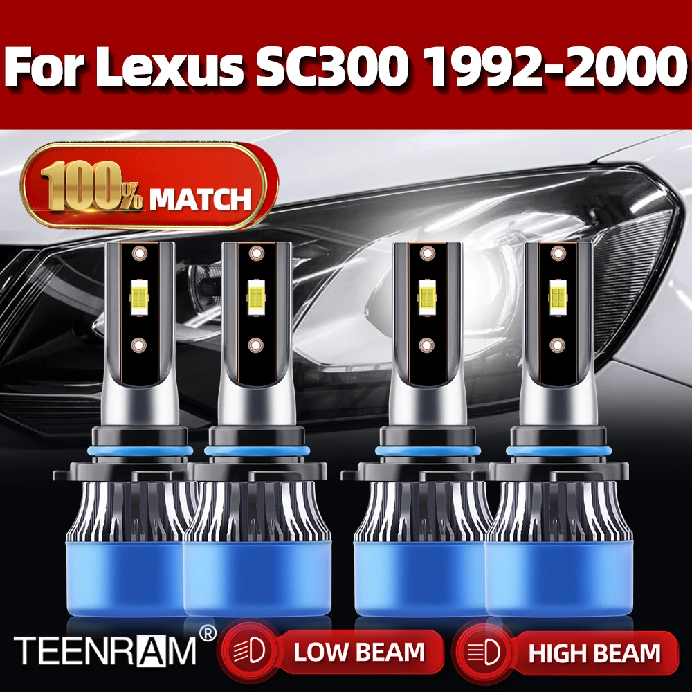 

40000LM Canbus LED Headlight Bulb 6000K Car Light 12V Plug And Play For Lexus SC300 1992 1993 1994 1995 1996 1997 1998 1999 2000