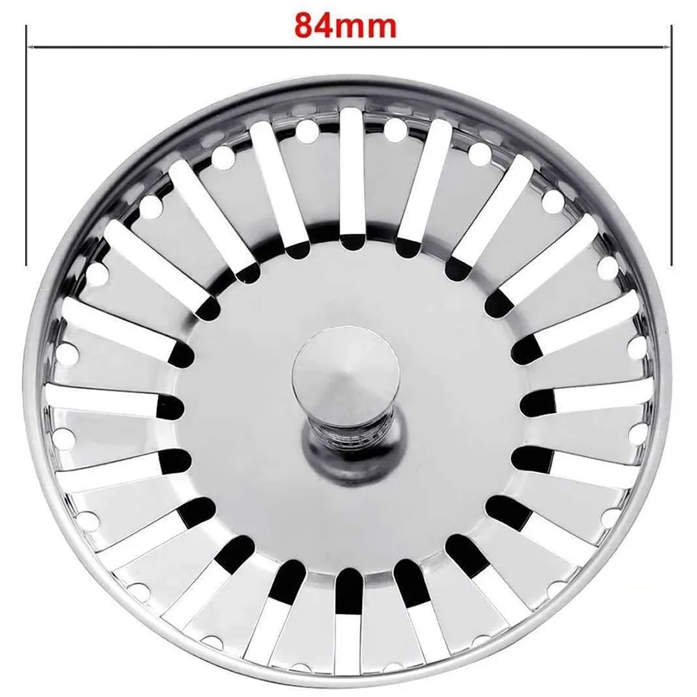 Kitchen Sink Strainer Plug Stainless Steel Material Perfect Fit for 84mm 86 3mm Sinks Kitchen Accessories Anti-clog Floor Drain
Kitchen Sink Strainer Plug Stainless Steel Material Perfect Fit for 84mm 86 3mm Sinks Kitchen Accessories Anti-clog Floor Drain