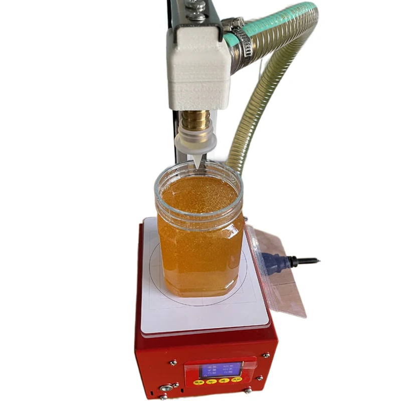 

5KG 3KG Commercial Weighing Type Honey Filling Machine Gear Pump Automatic Viscous Liquid Paste Filler Machines