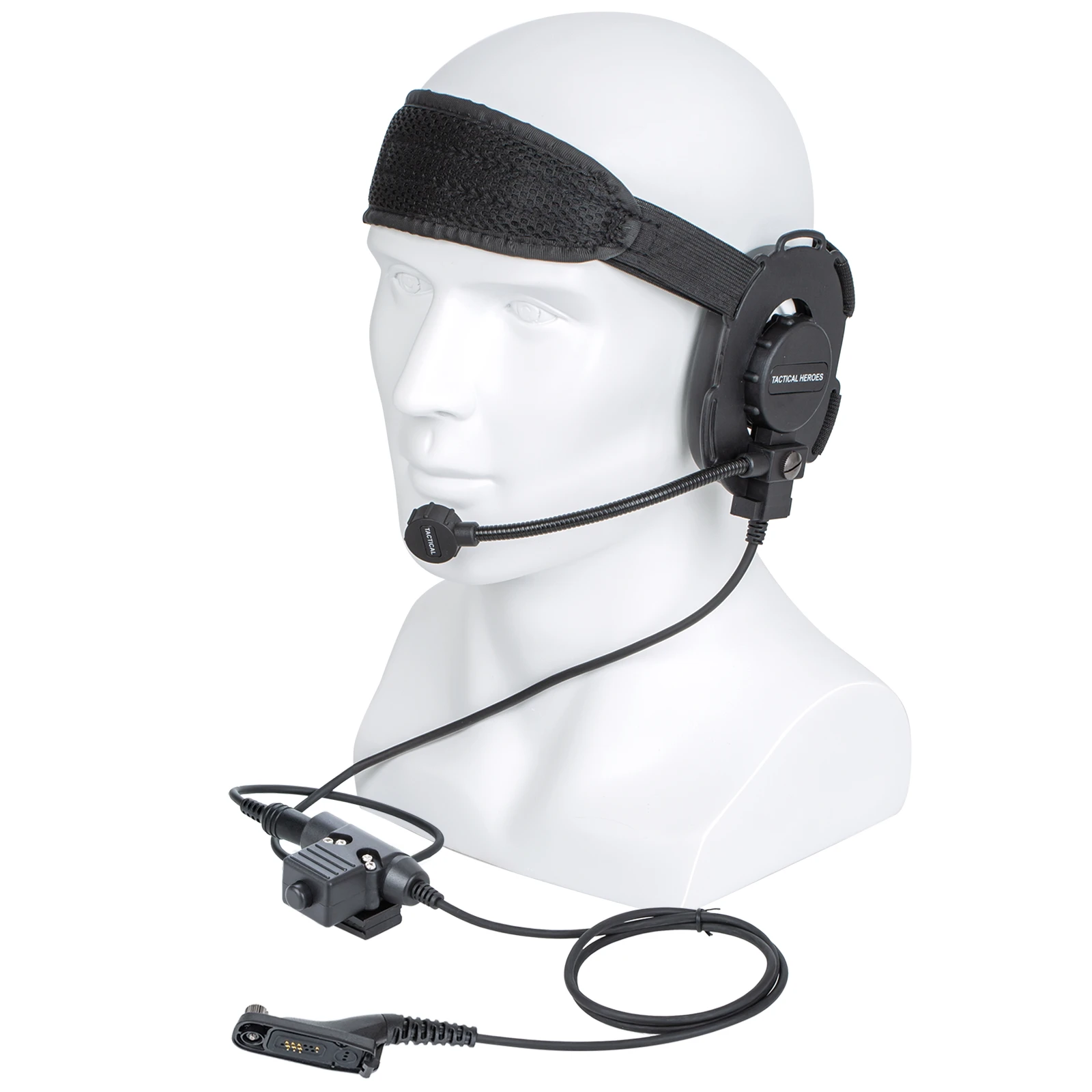 HD03 Tactical Bowman Elite II Headset Microphone with U94 PTT Adapter for Motorola XiR P8268 8260 APX 7000 walkie talkie Radio
HD03 Tactical Bowman Elite II Headset Microphone with U94 PTT Adapter for Motorola XiR P8268 8260 APX 7000 walkie talkie Radio