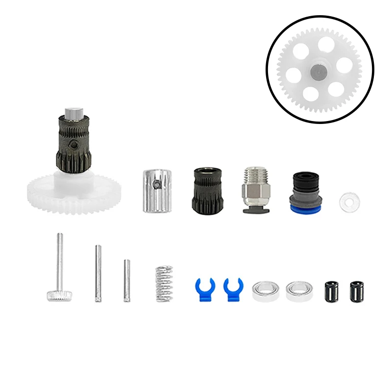 

ID5 17T Dual Drive Extruder Gear Kit DDB Hardened Steel Great DIY player can be use for ender 3 CR10 BM-G Various great works